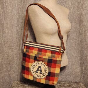 Bella Taylor All Stars Cross Body Shoulder Purse Fabric Patchwork